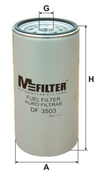 DF 3503 Фільтр паливний MANN-FILTER арт. DF 3503